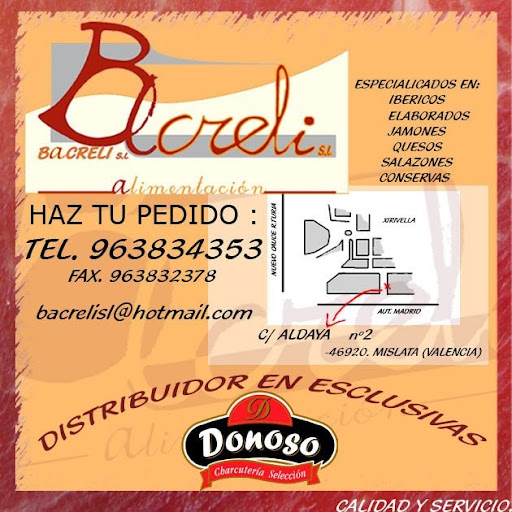 Bacreli SL ubicada en Riba-roja de Túria (Valencia)