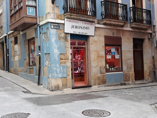 Carnicería Jerónimo ubicada en Bermeo (Vizcaya)