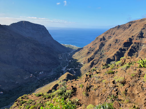 Mirador de la Curva del Queso ubicada en Valle Gran Rey (Santa Cruz de Tenerife)