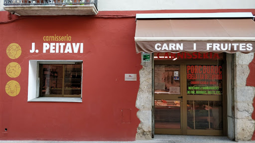 Carnisseria J. Peitaví ubicada en Pont de Molins (Girona)