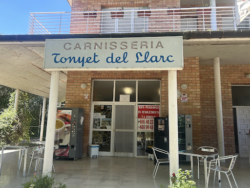 Carnisseria Tonyet del Llarc ubicada en Puente de Montañana (Huesca)