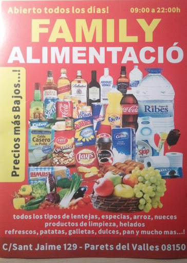 FAMILY ALIMENTACIÓ ubicada en Parets del Vallès (Barcelona)