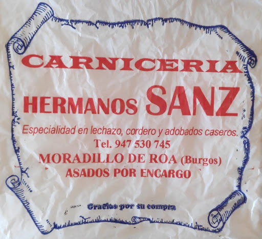 Carnicería Hermanos Sanz ubicada en Moradillo de Roa (Burgos)