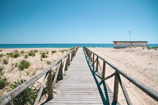 Avenida Playa ubicada en Zahara de los Atunes (Cádiz)