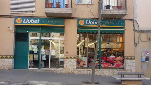 Supermercats Llobet ubicada en Moià (Barcelona)