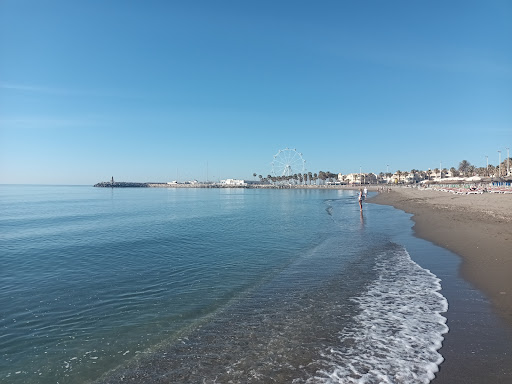 Playa Rincón del Sol ubicada en Torremolinos (Málaga)