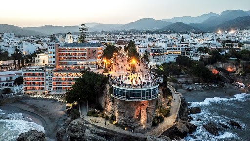 Balcón de Europa ubicada en Nerja (Málaga)