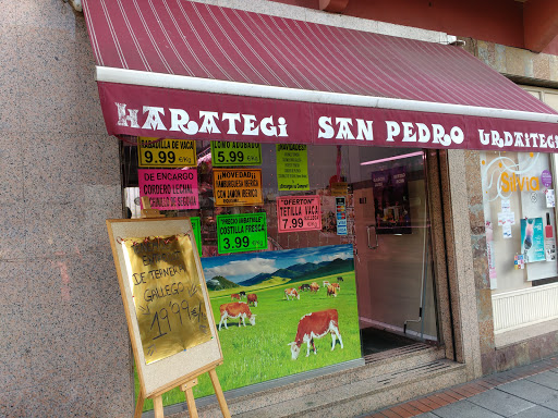 Carnicería San Pedro ubicada en Sestao (Vizcaya)