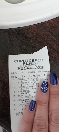 Carnicería Plaza ubicada en Segovia (Segovia)