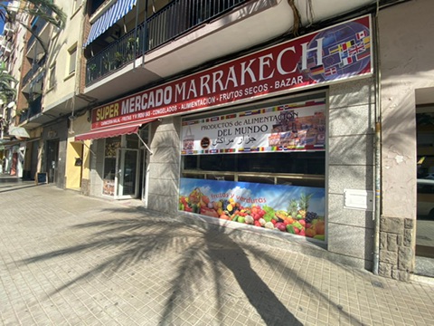 SUPER MARRAKECH HALAL ubicada en Port de Sagunt (Valencia)