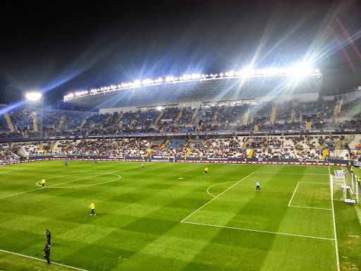 La Rosaleda Stadium ubicada en Málaga (Málaga)