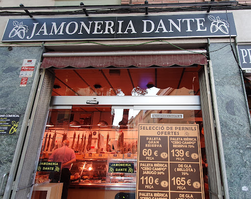 Jamonería Dante S. L. ubicada en Barcelona (Barcelona)