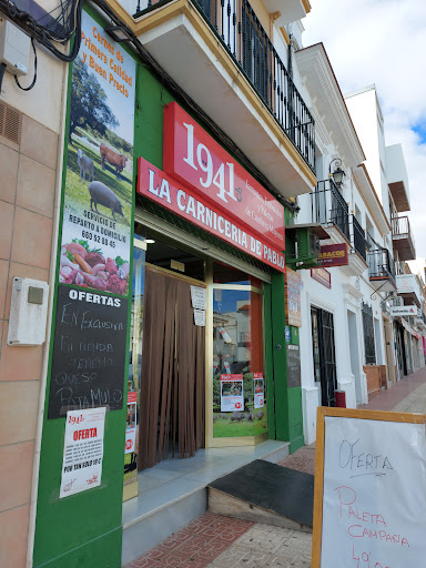 1941 Cumbres Mayores Carnicería Pablo ubicada en Bollullos Par del Condado (Huelva)