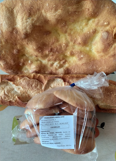 Panadería Bollería Abril Edo ubicada en Cedrillas (Teruel)