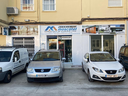 Cristalería y Aluminios Moscatel ubicada en Málaga (Málaga)