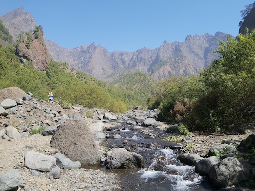 Caldera de Taburiente National Park ubicada en El Paso (Santa Cruz de Tenerife)