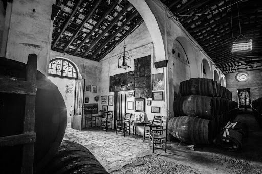 Bodegas Halcón (antiguas Bodegas Marqués de San Gil) ubicada en Lebrija (Sevilla)