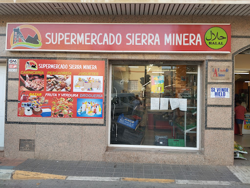 Carnicería Halal (Supermercado Sierra Minera) ubicada en La Unión (Murcia)