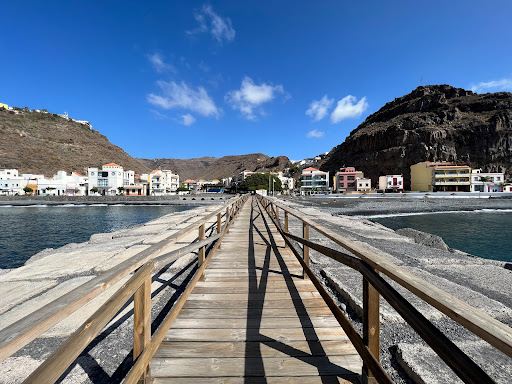 Puerto de Playa Santiago ubicada en Alajeró (Santa Cruz de Tenerife)