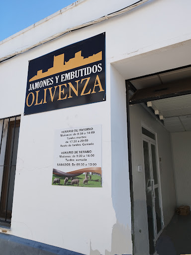 Jamones y Embutidos Olivença ubicada en Olivenza (Badajoz)