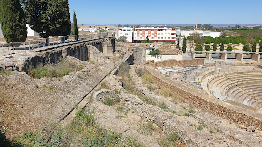 Ancient Roman theatre of Itálica ubicada en Santiponce (Sevilla)