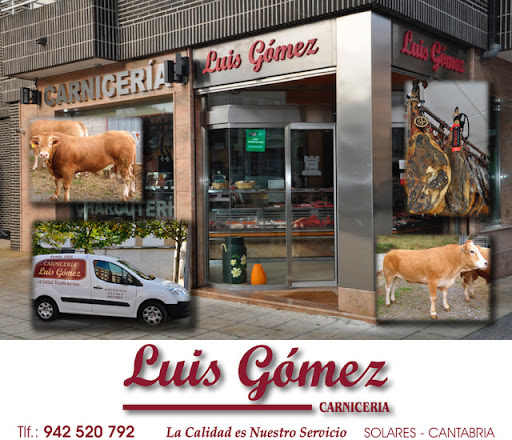 Carniceria Luis Gómez ubicada en Solares (Cantabria)