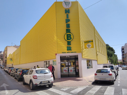 Supermercado Hiperber Monóvar ubicada en Monòver (Alicante)