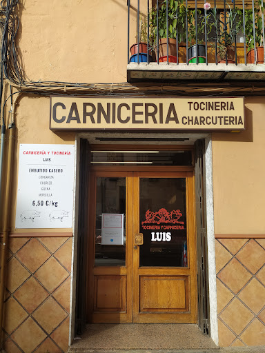 CARNICERÍA TOCINERÍA CHARCUTERÍA LUIS. ubicada en Requena (Valencia)