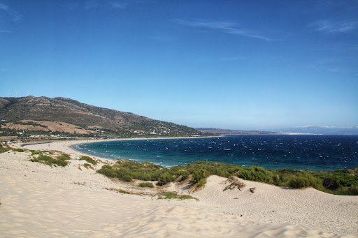 Punta Paloma beach ubicada en Tarifa (Cádiz)